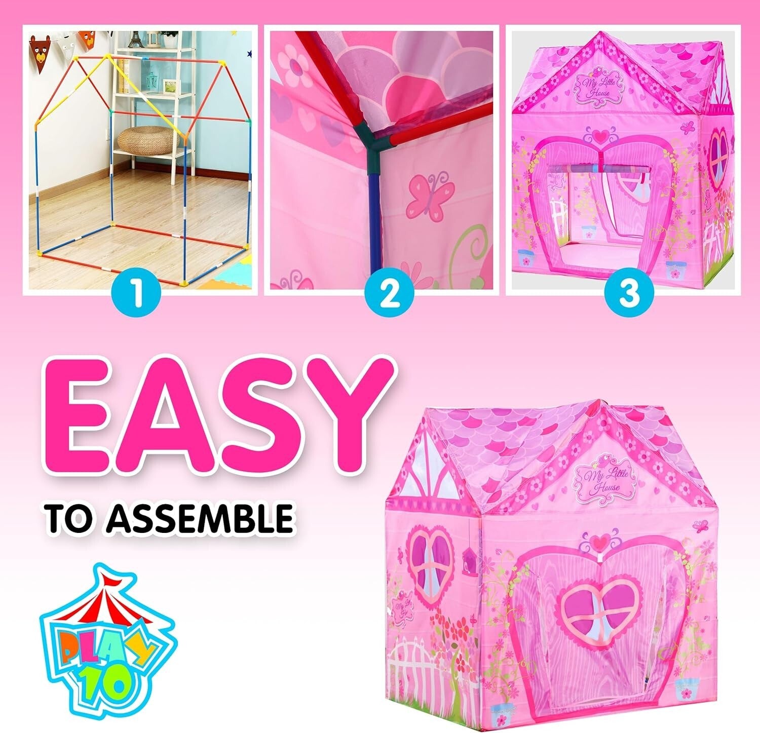 Delightful Castle Tent for Kids - Perfect Playhouse for Role-Playing Adventures