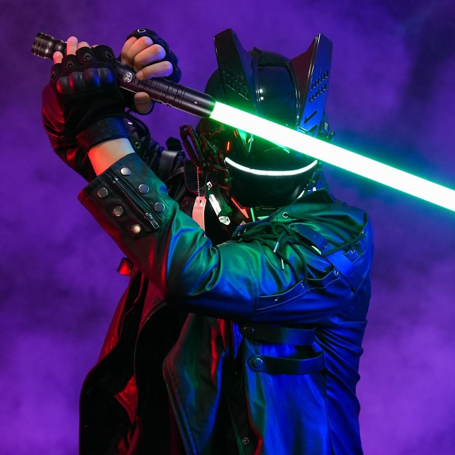 Aluminium Alloy Combat Lightsaber with Smooth Swing & Realistic Sound Effects