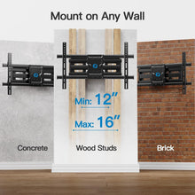 Load image into Gallery viewer, Durable TV Wall Mount for 37-75 Inch TVs - Max Load 132lbs with Level Adjustment