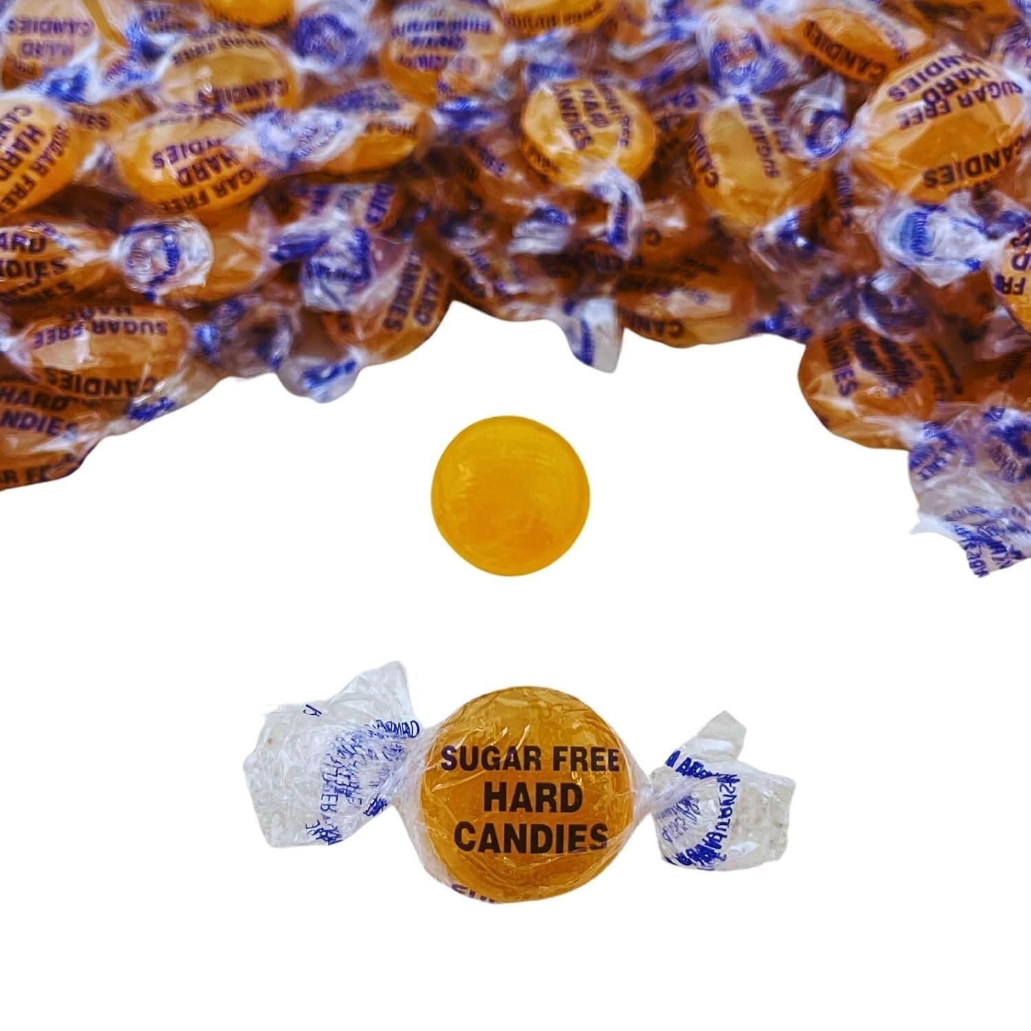 Individually Wrapped Gourmet Butterscotch Hard Candy - 3lbs for Festive Treats