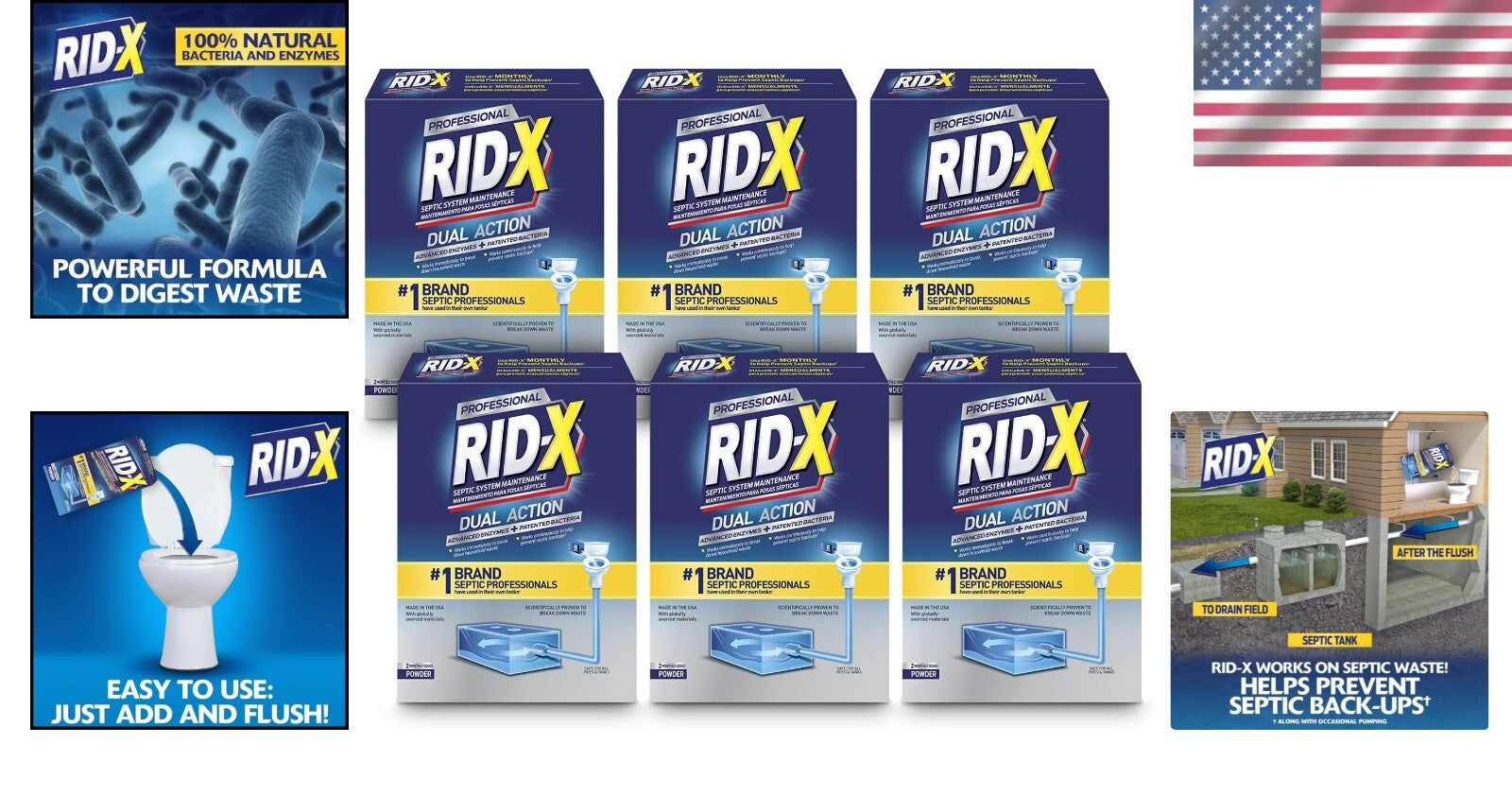 Eco-Friendly Septic Waste Breakdown Powder - 12 Months of Professional Care