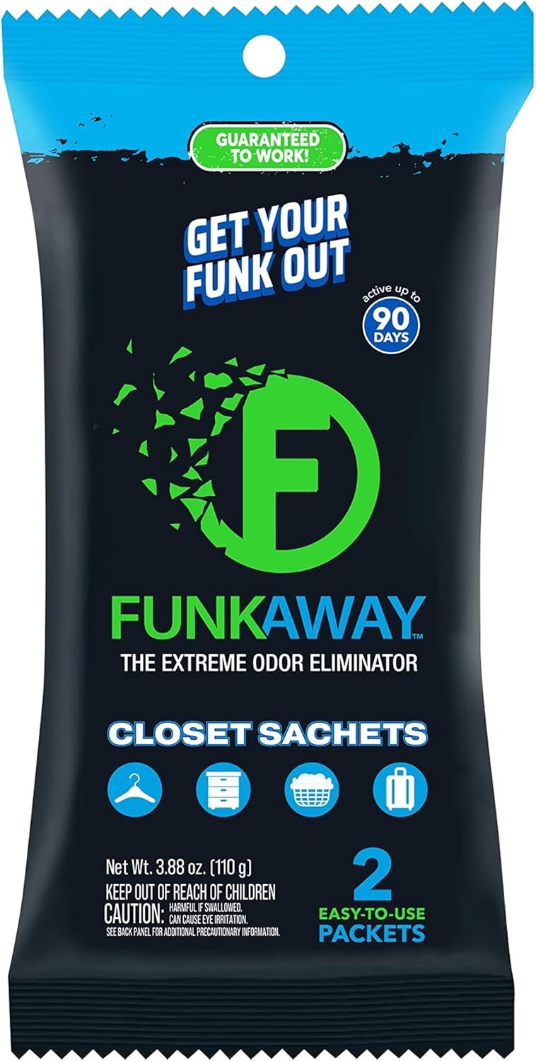 8-Pack Powerful Odor Absorbing Sachets – Freshen Closets & Storage Spaces