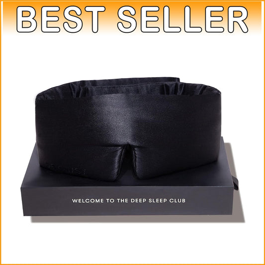 Hypoallergenic Silk Face-Hugging Sleep Mask – Adjustable for All Head Sizes