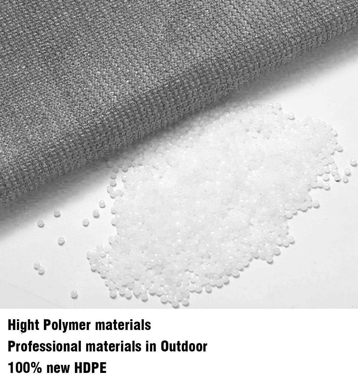 Durable Grey 10' x 12' Rectangle Sun Shade Sail for Stylish Outdoor Protection