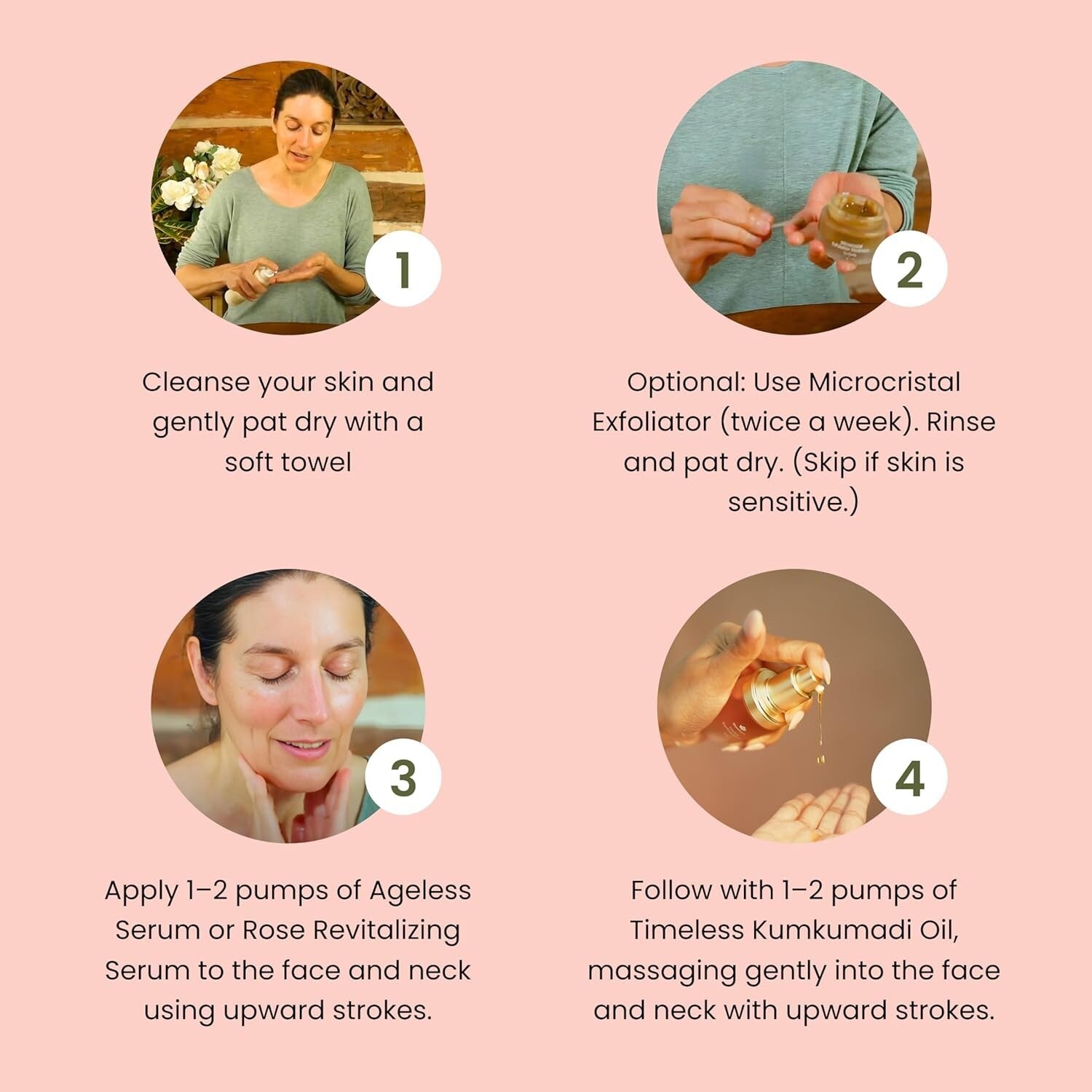 Timeless Kumkumadi Oil with Pure Saffron & Rose Aroma - 18ml Luxury Facial Oil