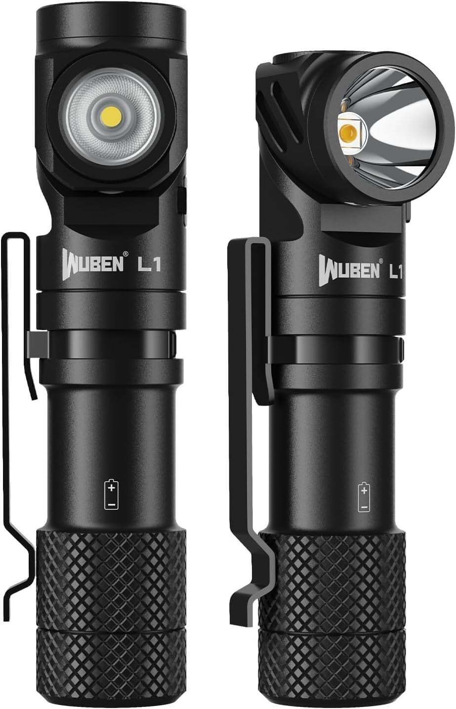 2000 Lumen Rechargeable Tactical Flashlight with Magnetic Base & IP68 Waterproof