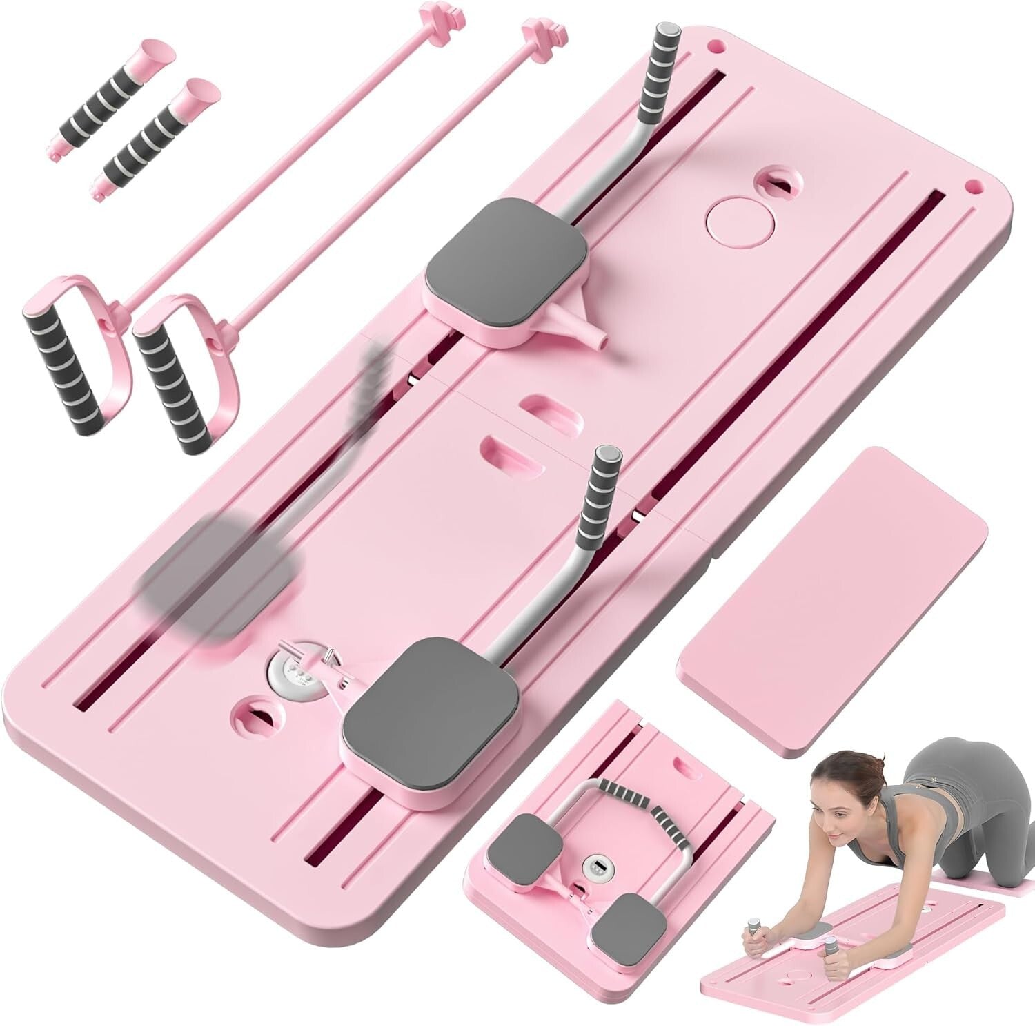 Versatile Pilates Sliding Board for Full Body Training – 5 in 1 Experience