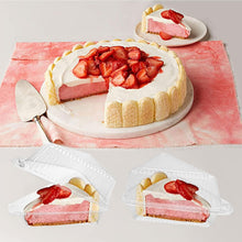 Load image into Gallery viewer, Triangle Hinged Lid Cake Container - 400 Count for Elegant Dessert Presentation