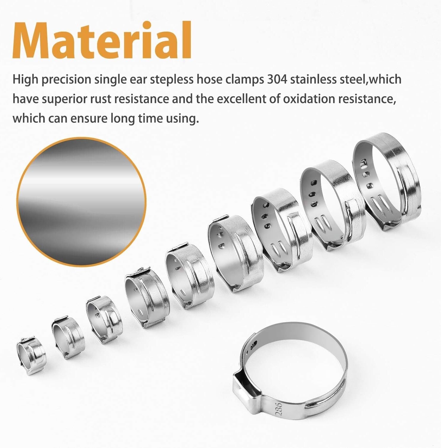 Comprehensive 115Pcs Hose Clamp Kit for Automotive and Plumbing Applications