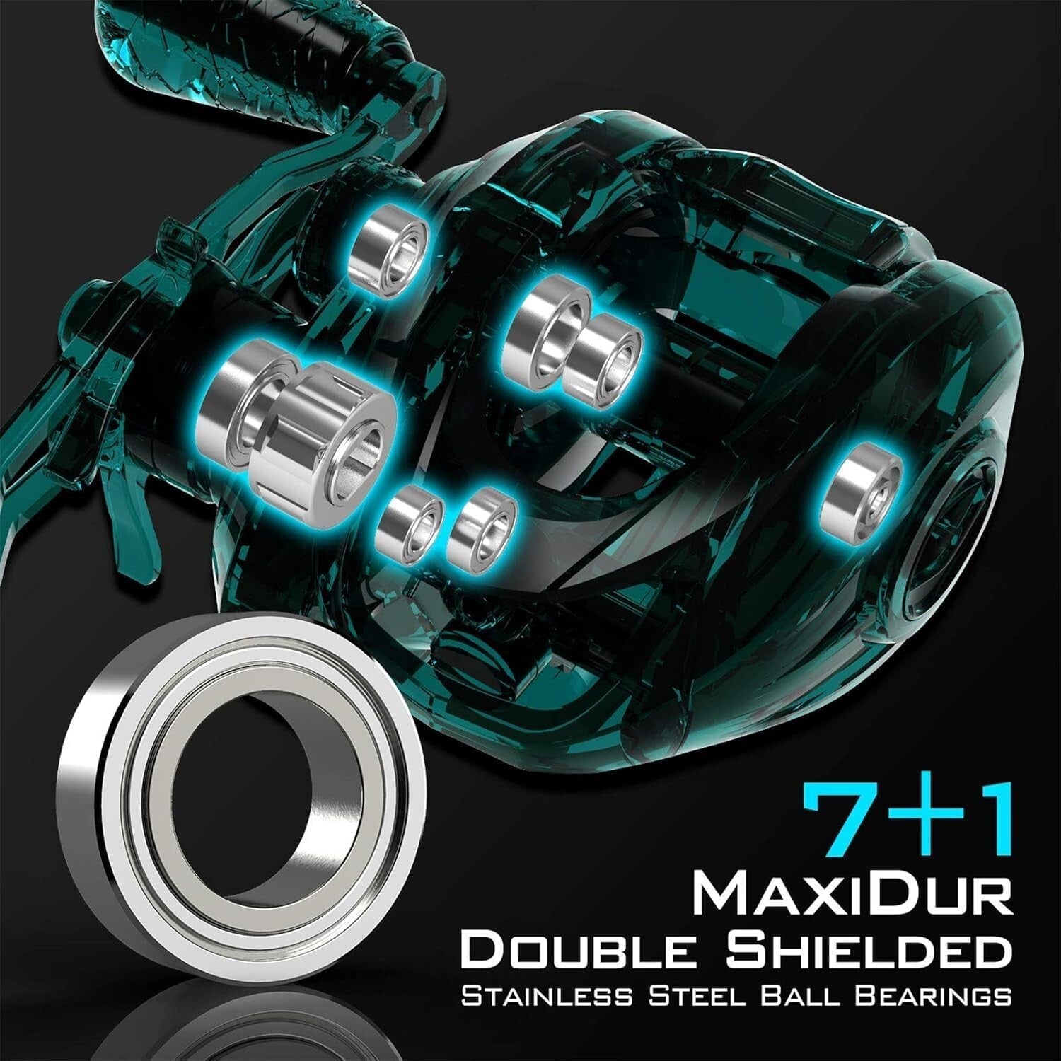 Premium Crixus 7' Baitcasting Fishing Combo with IM6 Graphite and Durable Handle