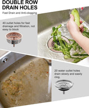 Load image into Gallery viewer, Elegant Copper Kitchen Sink Drain Kit with Removable Strainer for Easy Cleaning