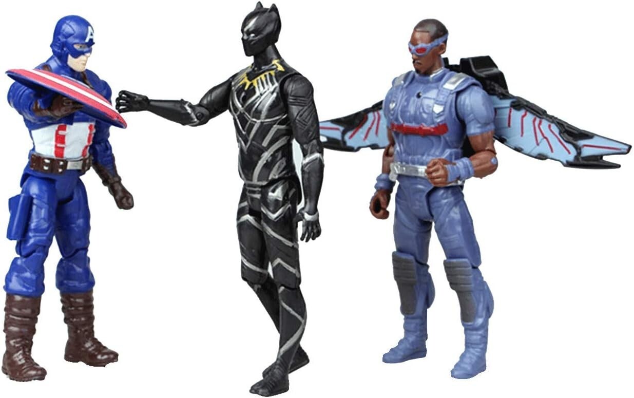 Exclusive Super Hero 10-Figure Set - 6.7-Inch PVC Action Figures for Collectors