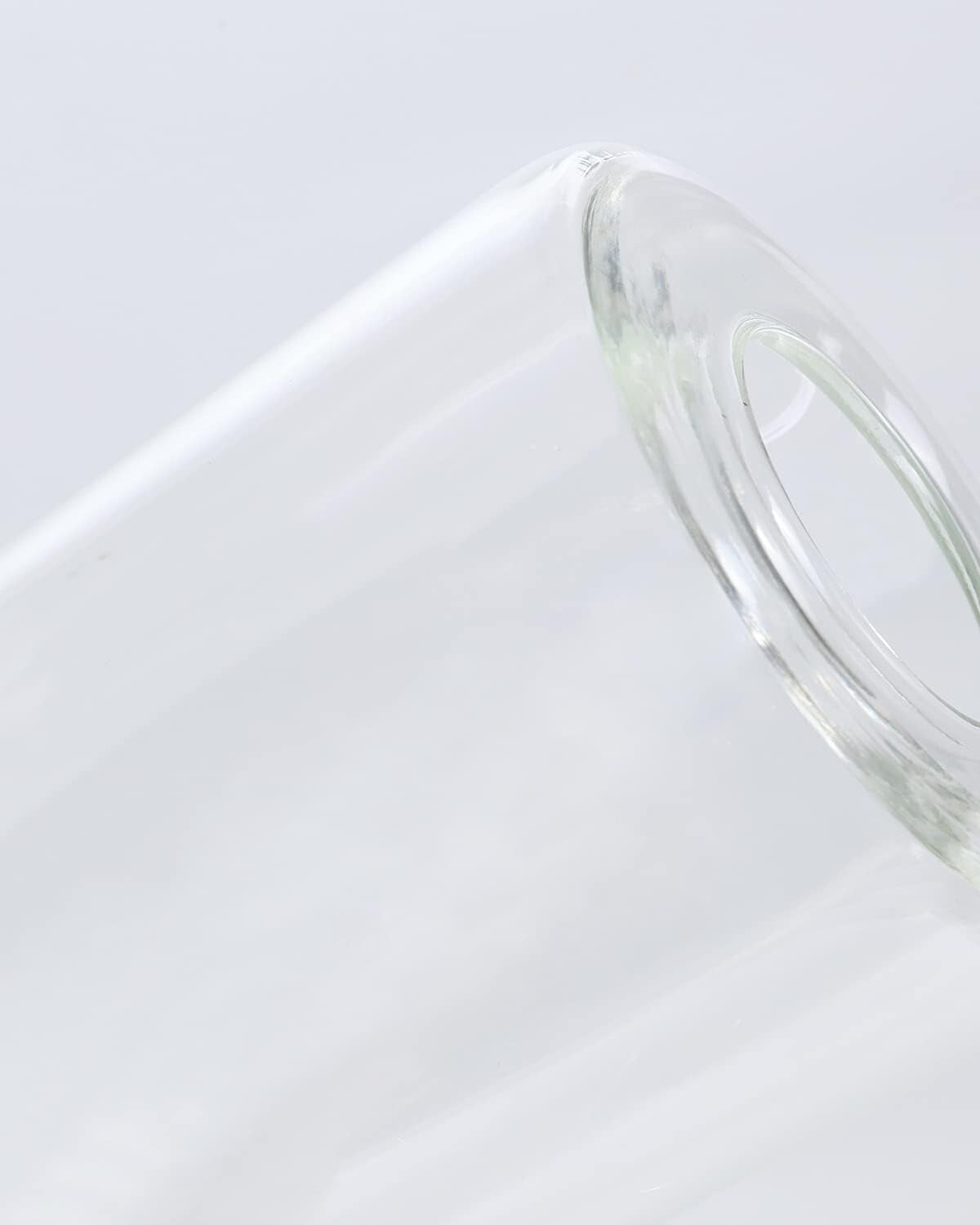 High Light Transmission Clear Glass Lamp Shade Set - Perfect for Chandeliers