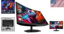 Load image into Gallery viewer, Elevate Your Setup: 27-Inch Curved 100Hz Gaming Monitor with Built-in Speakers