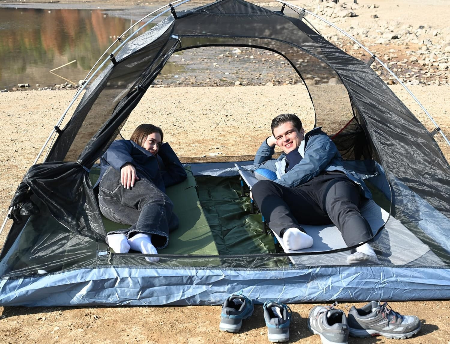 Lightweight Backpacking Camping Cot Bed - Versatile Comfort for Adventures