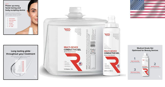 1.3 Gal Conductive Gel for Cavitation, Body Sculpting & IPL - Unscented Formula