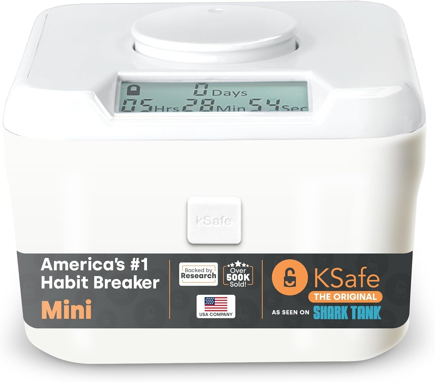 Portable Mini Time-Locking Container for Reinforcing Positive Habits - 3" High