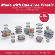 Load image into Gallery viewer, Modern 60-Piece Food Storage Set - Includes Microwave &amp; Freezer Safe Containers