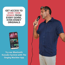 Load image into Gallery viewer, All-in-One Karaoke Machine with Wired Mic &amp; Disco Lights - Perfect for Parties!