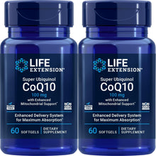 Load image into Gallery viewer, Super Ubiquinol CoQ10 100 mg, 120 Softgels for Enhanced Mitochondrial Support