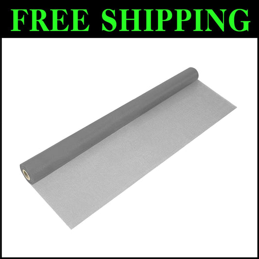 Adjustable 36x50 Fiberglass Screen Roll - Effortless DIY Insect Protection Mesh