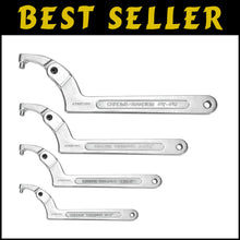 Load image into Gallery viewer, 4-Piece Adjustable Spanner Wrench Set - Ideal for Vehicles and Machinery