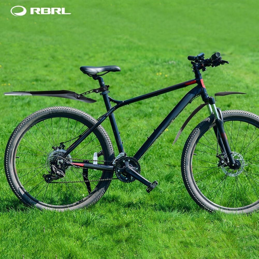 Stylish Bicycle Mudguard with TPE Rubber - All-Weather Protection 24-29 Inch