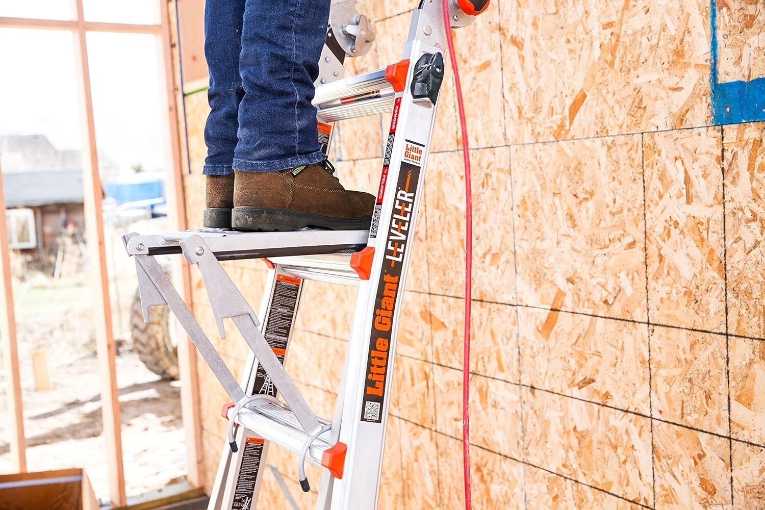 Safe Ladder Work Platform with 375 lbs Capacity - Ideal for All Your Projects