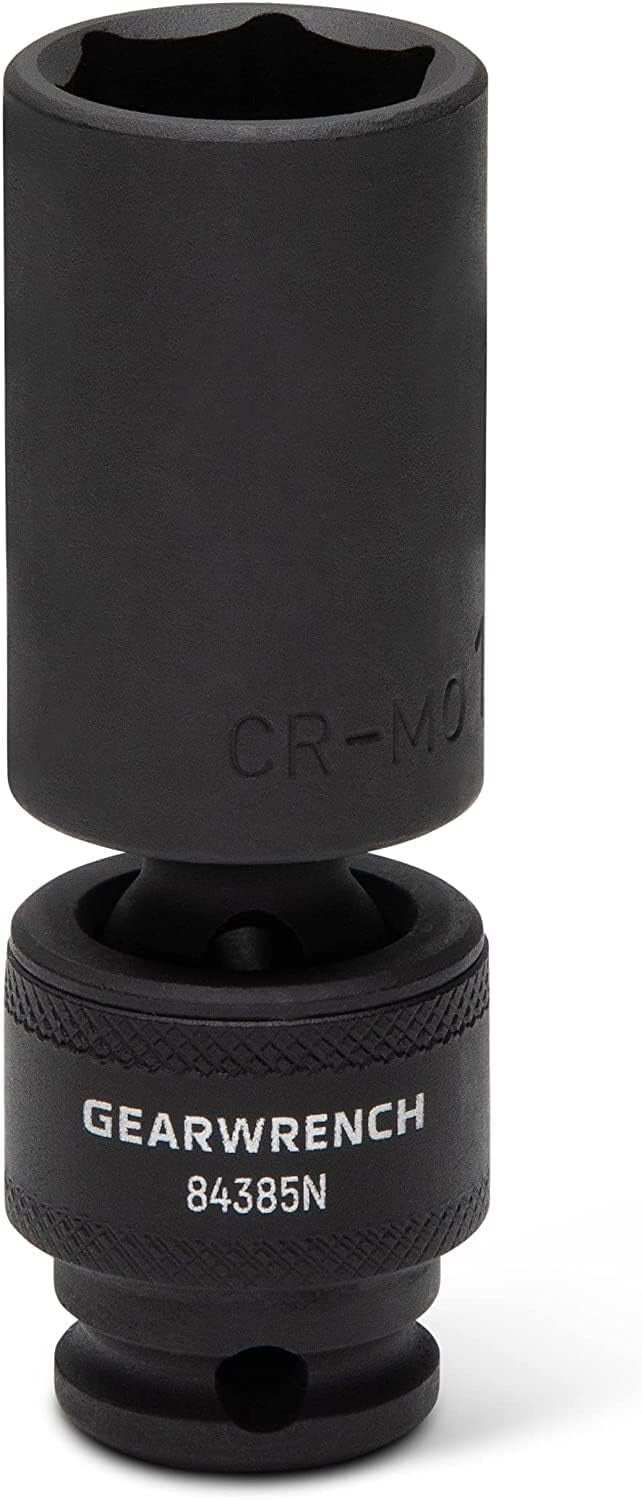 10 Pc. 3/8 Inch Drive Impact Socket Set - Chrome Molybdenum for Durability