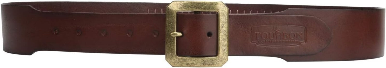 Adjustable 100% Leather Bandolier Belt for .22 Ammo - Unisex, 47-inch Size