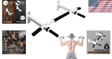 Load image into Gallery viewer, Compact Wall Mounted Pull Up Bar with Multi-Grip Options - Home Workout