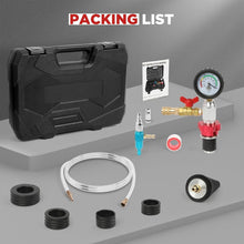 Load image into Gallery viewer, Comprehensive Vehicle Coolant Refill Tool Set – Hose, Adapters &amp; Gauge Included
