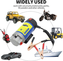 Load image into Gallery viewer, Portable Gear Pump - Electric Oil Extractor for Cars &amp; Motorcycles, Lightweight