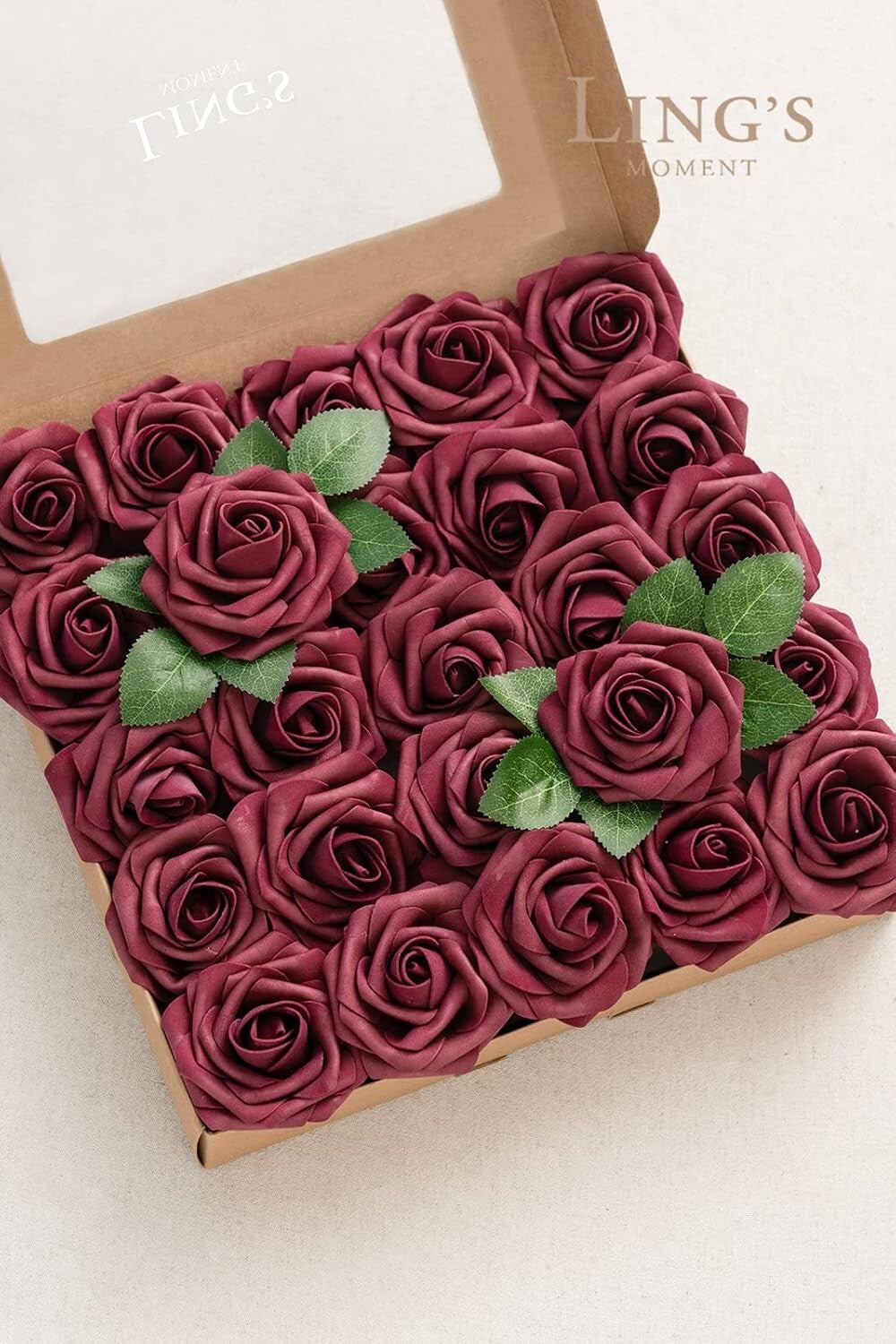 Vibrant 50 Pcs UV-Resistant Foam Roses - Ideal for Outdoor & Indoor Arrangements