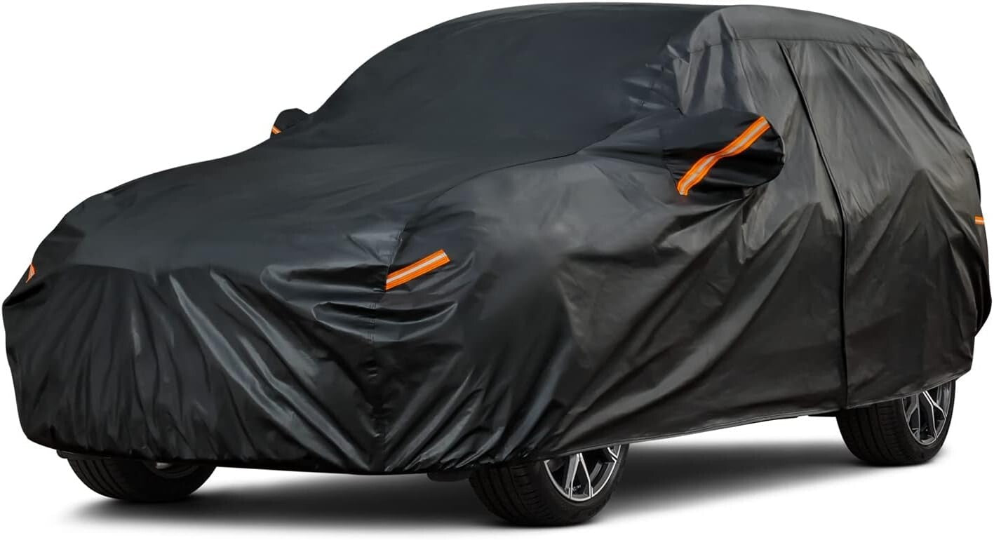 Durable 7-Layer SUV Car Cover - Full Exterior Protection for 182-190 Inch Models