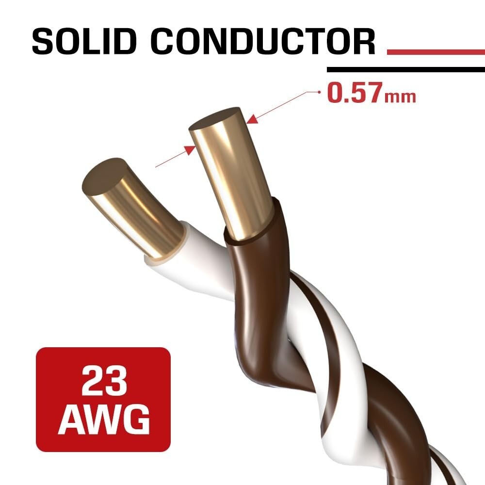 1000ft Cat 6 Ethernet Cable - High-Speed 23AWG Network Wire for Gaming & Office