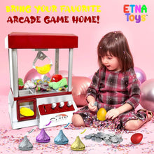 Load image into Gallery viewer, Classic Electric Claw Machine Game - Nostalgic Candy Prize Dispenser with Sound