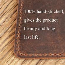 Load image into Gallery viewer, Elegant 5 x 8.25" Leather Portfolio Cover for Moleskine Journals - Aged Finish