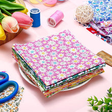 Load image into Gallery viewer, Multicolor 10x10 Inch Cotton Fabric Squares - Perfect for Quilting and Crafts