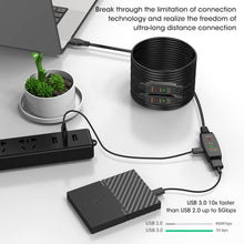 Load image into Gallery viewer, Durable USB 3.0 Extension Cable 30ft - Gold-Plated Connectors for Superior Speed