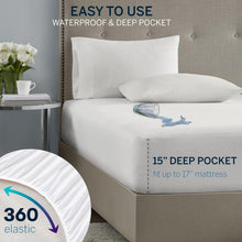 Load image into Gallery viewer, Waterproof Heated Mattress Pad with 10 Heat Settings for Comforting Sleep