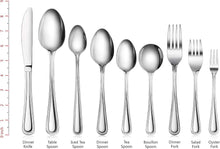 Load image into Gallery viewer, Complete Bead Pattern Stainless Steel Cutlery Set - 60 Pieces for Stylish Dining