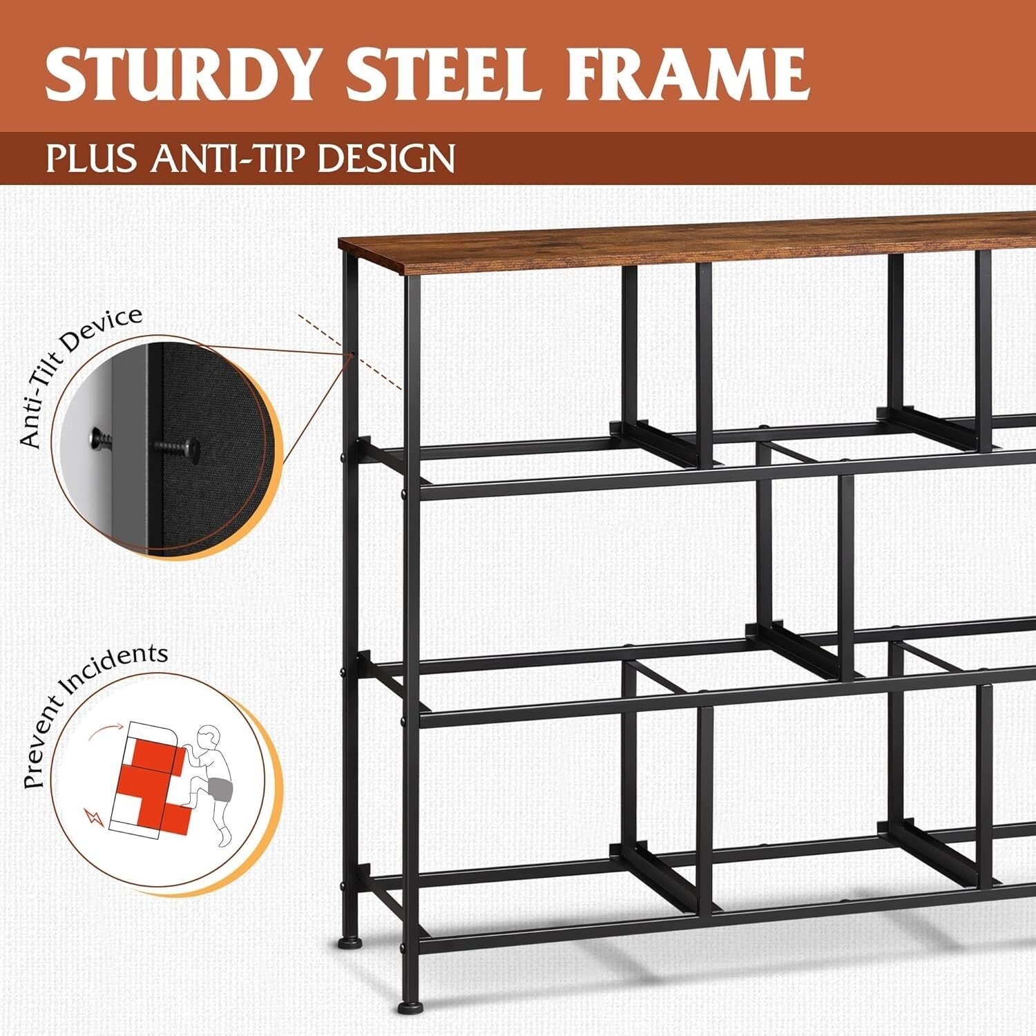 Multifunctional Fabric Dresser with 8 Deep Drawers - Versatile Storage Solution