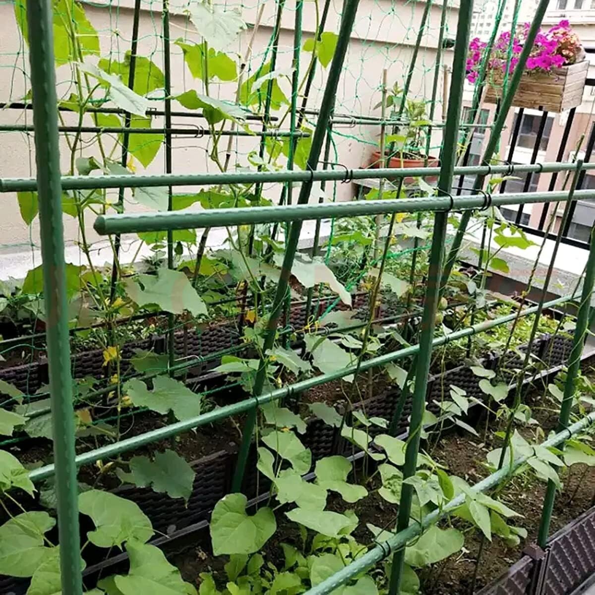 Garden Support Stakes – 25Pcs 72-Inch Stakes Ideal for Potted Plants & Vines