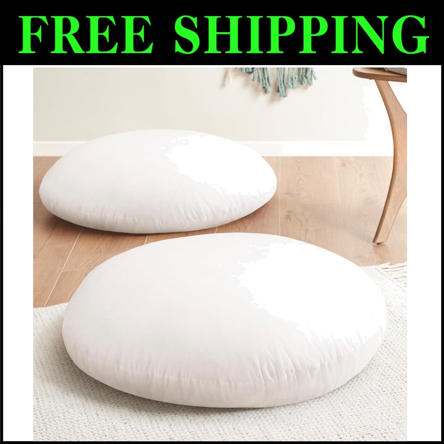 Versatile Large Round Memory Foam Cushions - Perfect for Home Meditation & Gifts