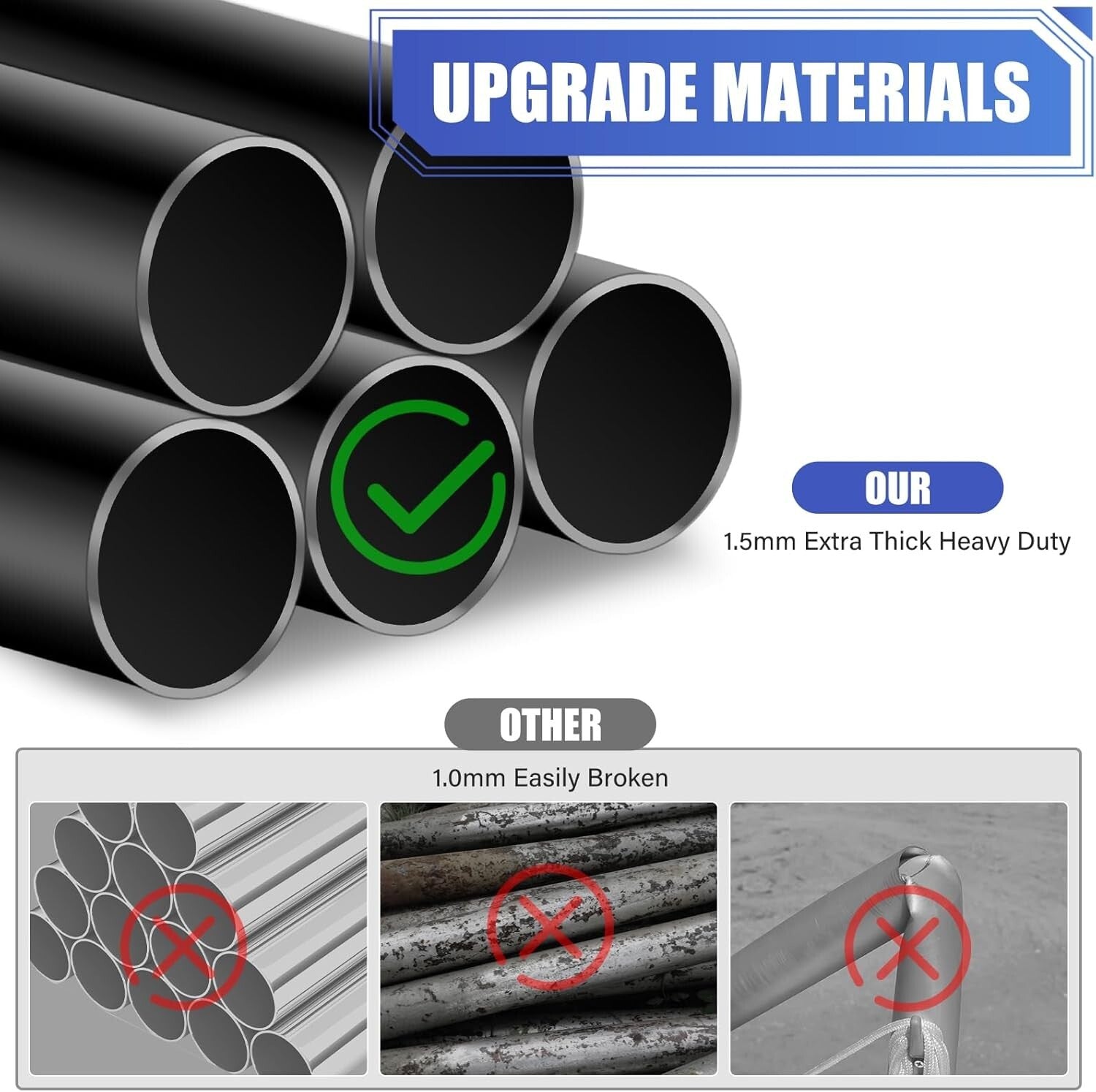 25FT Heavy-Duty Sectional Flag Pole Kit with 3x5FT American Flag for Outdoors