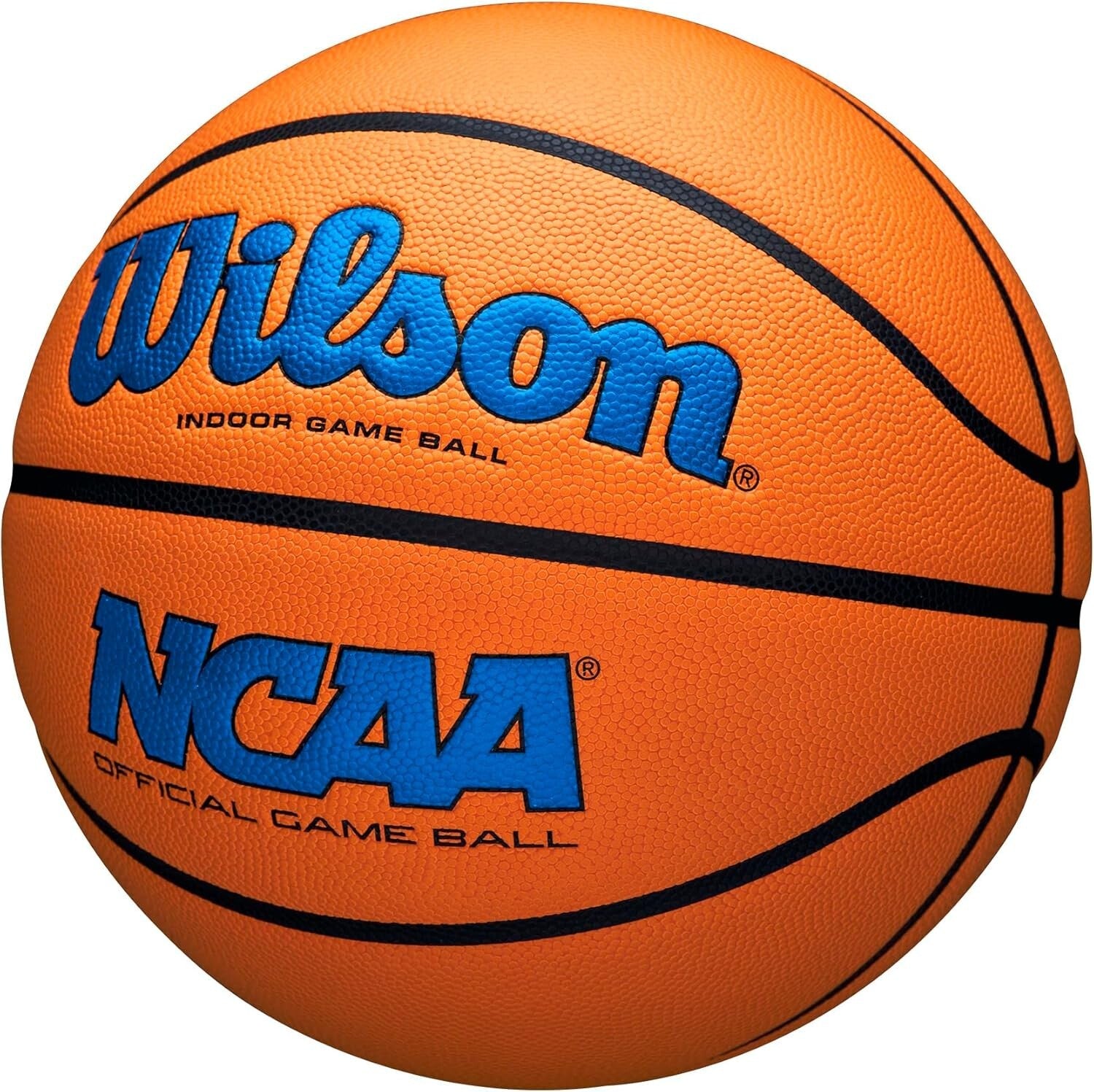 NCAA Official Indoor Basketball - Royal/Orange, Size 7, Unparalleled Performance
