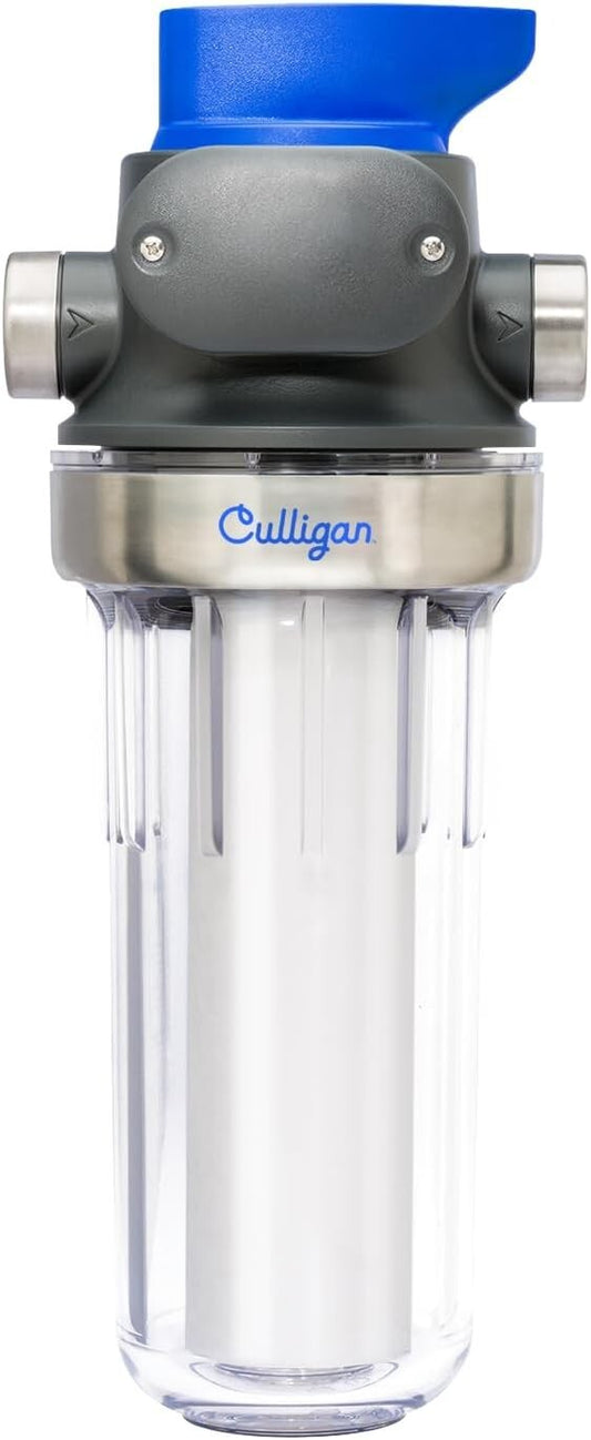 Clear Stainless Steel Whole House Water Filter - Easy Install & TDS Reduction