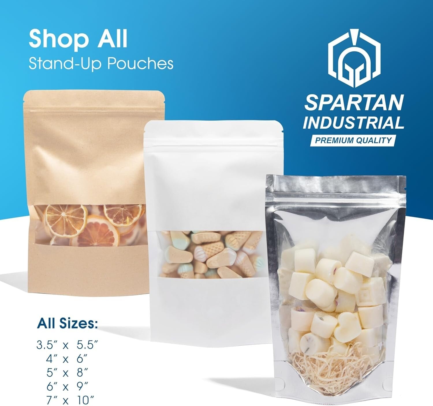 500 Pack 6" x 9" Smell-Proof Resealable Foil Pouch Bags for Premium Packaging