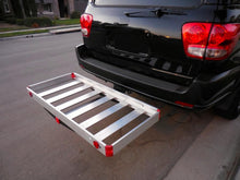 Load image into Gallery viewer, Heavy-Duty Rust-Resistant Hitch Cargo Carrier - 48" x 21" for Safe Transport